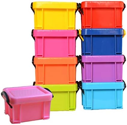 Nuobesty ladica za organizatore nakita Mini kutije za odlaganje Plastic Stackable Storage Colorful Organizator Storage Holder Clip