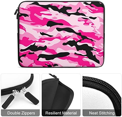 Pink Camo laptop torba za rukav za nošenje kućišta poklopca Zaštitna futrola uklapa 10 inča-17 inča