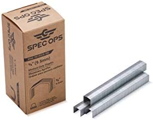 SPEC OPS Alati 3/8 spajalice za M66E Pleener STAPLER, 5000 paketa, 3% donirana veteranima, srebrnom