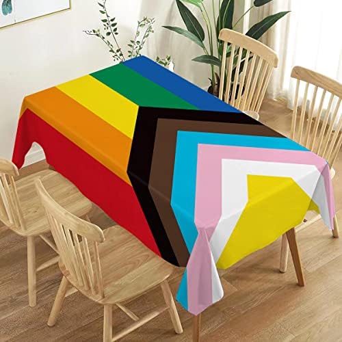 Heyfary napredak Pride stolnjak Rainbow juni LGBT gay party dekoracija Home kuhinja trpezarija stol dekor - 60×84inch