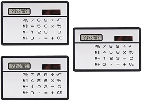 Nuobesty 2Sets Mini prijenosni mali tanki uredski ured za kućnu kućnu kancelariju za kartu Kalkulator Card Compution Comuncout CommandRandom