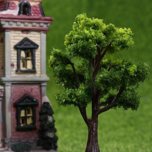 Veemoon Diorama zalihe 12kom 1: 50 Mini drveće, minijaturni Pribor Model voz pejzaž arhitektura drveće, Model drveće Prikaz ulice