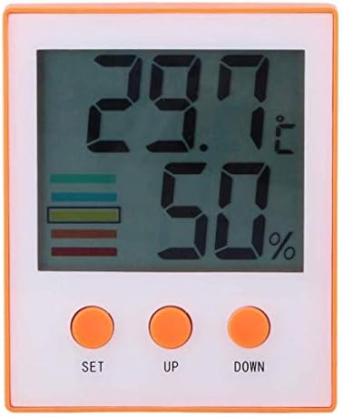 Sawqf Digitalni unutarnji termometar higrometar sa vlažnom Guage Precizno temperaturno sredstvo za vlažnost monitora za dom, ured,