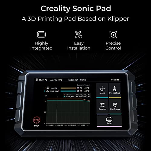 FANGZI Sonic Pad za FDM 3D štampač sa više sučelja 7 '' dodirnog ekrana RAM 2G ROM 8G Integratirajte dizajn chaptible s Ender-3 V2