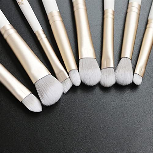Walnuta bijela 12pcs sintetička kosa kozmetička četkica SETFoundation & rumenilo prah lica kozmetičkih alata i olovke