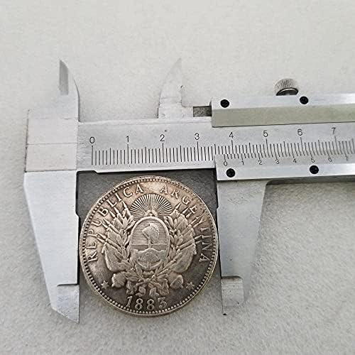 Starinski zanati Italija 1883 Mesing srebrni Srebrni Srebrni stari novčići sa suvenirom 1918COin Kolekcionar kovanica