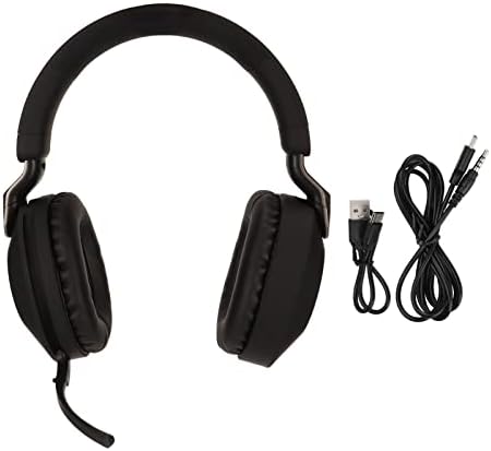 Jopwkuin bežične slušalice za igranje, bežične slušalice za igranje HiFi kvalitet zvuka veliki 40mm drajveri sa mikrofonom za Tablet