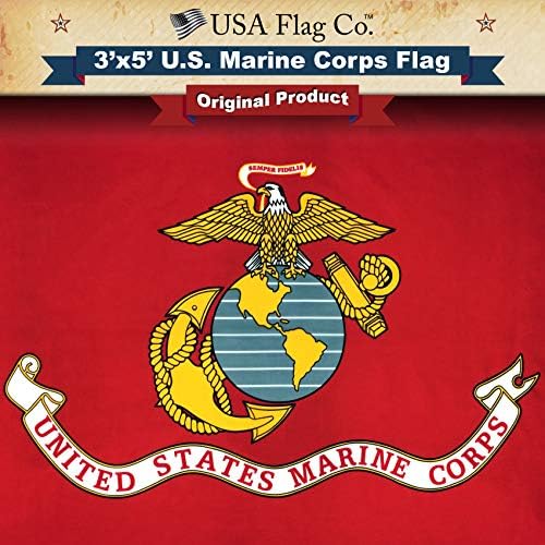 Zastava brodskih korpusa prema američkoj zastavi Co. je američki proizveden: Najbolja 3x5 na otvorenom USMC zastavicu, napravljena
