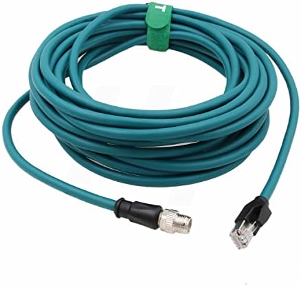 Haghton M12 Ethernet 8 PIN X-kodirani RJ45 Cat-7e kabl za basler kognex IS2000 7000 8000 Senzor industrijske kamere