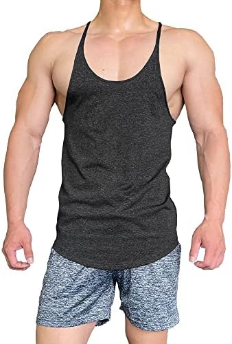 Togym & nbsp; muški Stringer bodybuilding Tank Tops y-Back majica za trening za fitnes bez rukava brzo sušenje