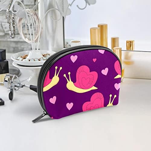 Toaletna torba, kozmetička torba za putovanja za žene muškarci, valentino ljubičasti ružičasti puž