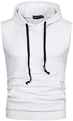 Hansber Muška dukserica s kapuljačom bez rukava za teretanu T-Shirt sportski prsluk s mišićima Activewear