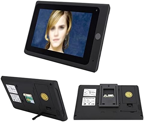 ZLXDP 7-inčni otisak prsta IC kartica video portafon interfon sistem sa žičanom 1080p kamerom