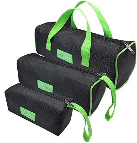 GINWORD 3 PCS torba za alate, 10 13 14 inča Torba za torbu za torbu za torbu za torbu velike kapacitete, prijenosni komplet alata