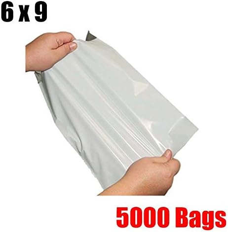 Imbaprice® 5000 6x9 bijele Poli MAILERS koverte torbe 6 x 9