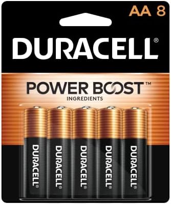 Duracell Coppertop AA baterije sa sastojcima za povećanje snage, 8 count Pack duplo a baterija sa dugotrajnom snagom, alkalna AA baterija za kućne i kancelarijske uređaje