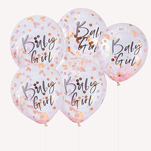 Đumbir Ray Twinkle Twinkle Rose Gold Foiled Baby Girl Konfeti Dekorativni Baloni Za Zabavu Za Tuširanje Beba