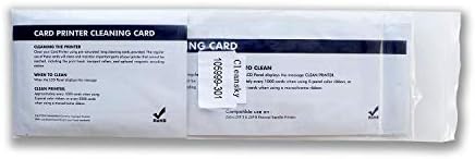 Kompleti za čišćenje štampača ličnih kartica ZXP serije 1 i Zxp serije 3 popravak, paket od 4 kratke T kartice i 4 dugačke T kartice CK-105999-301