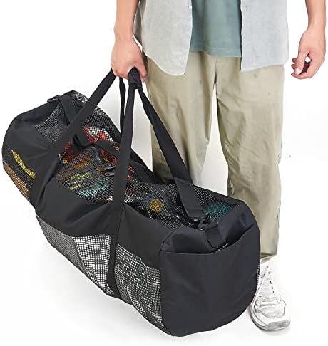 Teckeen Dual Zipper Oversize torba za odlaganje sportske torbe za ronjenje na otvorenom sa remenom za masku za Snorkeling, cijev za