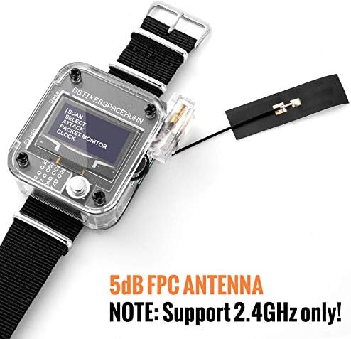 Aursinc WiFi Deauther Watch V3 ESP8266 programabilna Razvojna ploča | Nosivi pametni sat | OLED & amp;Laser | napad/kontrola/alat za testiranje / LOT za DSTIKE NodeMCU