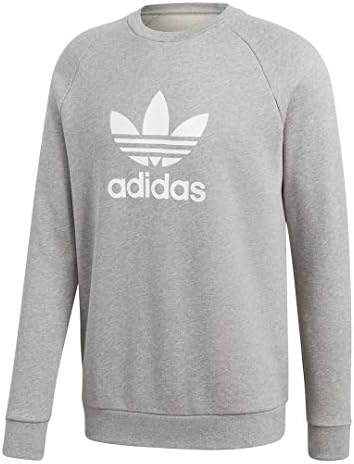 adidas Originals Muška dukserica za zagrijavanje posade, srednje siva heather, XX-velika