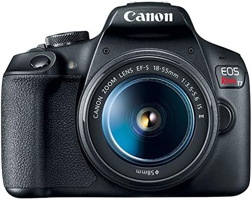 Canon EOS Rebel T7 DSLR kamera|2 Komplet sočiva sa EF18 - 55mm + EF 75-300mm objektivom, Crna