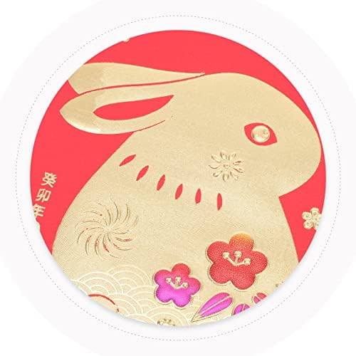 PRETYZOOM Wedding Favors 60kom koverte Cartoon Rabbit crveni paketi 2023 Kineski pogledajte Hong Bao koverte sa srećnim novcem 2023