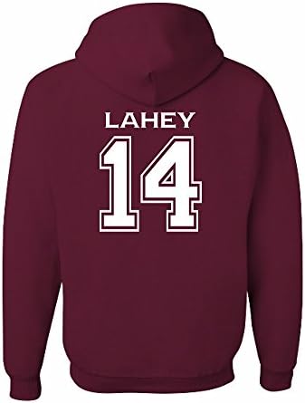 Odrasli Lahey 14 Beacon Hills Lacrosse dvostrana hoodie