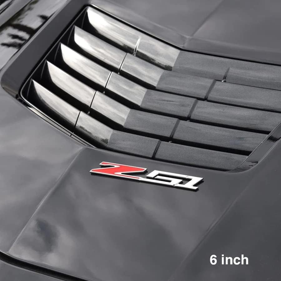 Z51 aluminijumski hromirani značka / grb za C6, C7, C8 Corvette