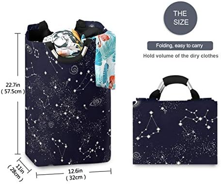 Mr. XZY korpa za veš Galaxy sklopiva Chlothes korpe College Studentska torba prljava kanta za pranje veša za spavaću sobu kupatilo