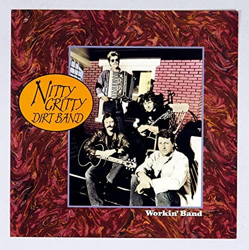 NITTY Gritty Dirt Band Poster Stan 1988 Radni album Promocija 12 x 12