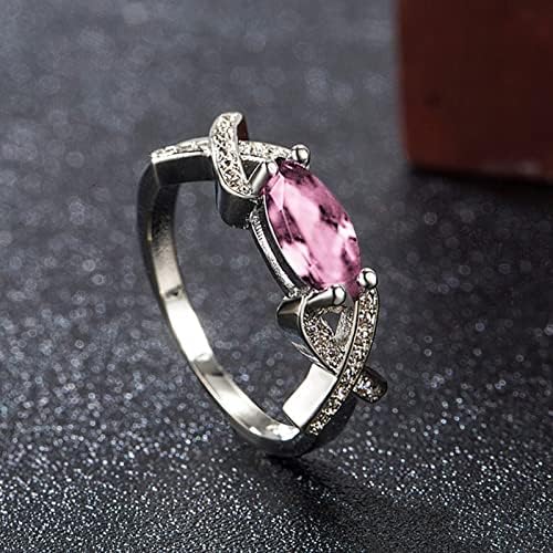 2023 Nove Ženske Kombinacije Kristala Personalizirani Modni Dijamantski Prstenovi Cirkon Prstenovi Modni Konj Intarzirani Prstenovi