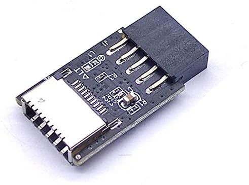 JMT USB2.0 9PIN do USB-C A-ključ prednji konektor USB3.2 Tip-E sučelje za matičnu ploču USB 2.0 Extender Converter