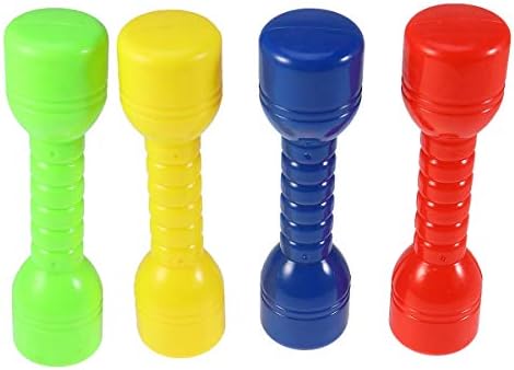 Igračke za malu djecu na otvorenom 4 kom plastične bučice ergonomske dječije jutarnje vježbe Barbells ručni Bar za vrtić sportsku