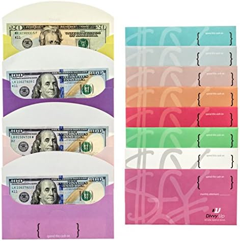 Budžetske koverte za vaš sistem novčanih koverti u 12 elegantnih kartonskih boja kompanije Divvy Up