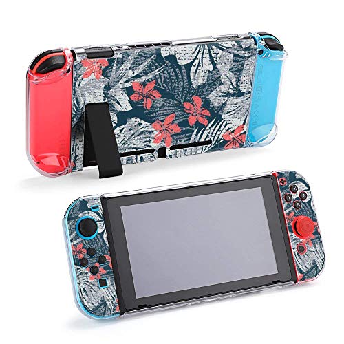 Futrola za Nintendo Switch, Melange Hibiscus Flowers pet komada Set zaštitni poklopac futrola za konzole za igru dodatna oprema za