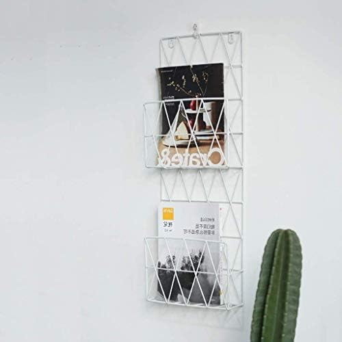 YFQHDD stalak za časopis sa zidnim dokumentima, kovano željezo zidne polica i časopisi prikazuju stalak za regalu-modna ideja magazina