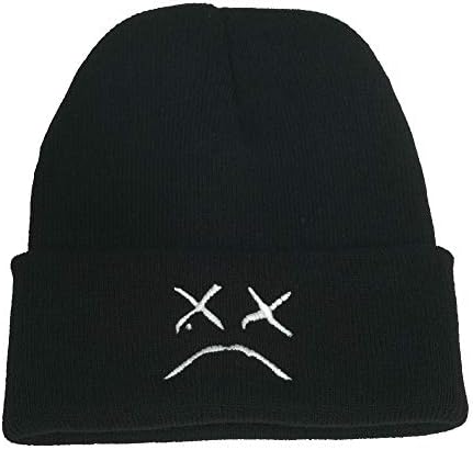 Yunxibasecap slovo za vez vrlo povremenog bubica za muškarce Žene Pleteni zimski šešir hip-hop lukavi kape kape crni