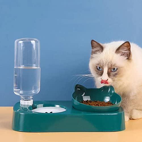 Potrepštine za kućne ljubimce, dvostruke posude za mačke sa postoljem Automatski dozator za skladištenje vode posuda za hranu za pse