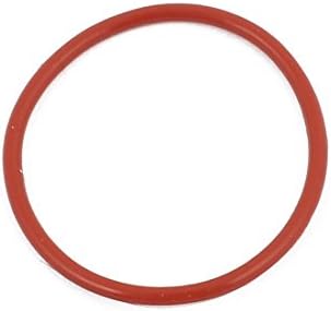 Aexit 50pcs crvene brtve i O-prstenovi 26mm x 1,5 mm Otpornost na toplinu Nepritporna NBR nitrilna guma O prstena O-prstena za brtvljenje