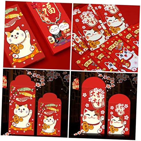 Zerodeko 20kom 2021 pogledajte crvena koverta torba Kineski dekor proljeće poklon novac koverta Nova Godina poklon novčani džepovi