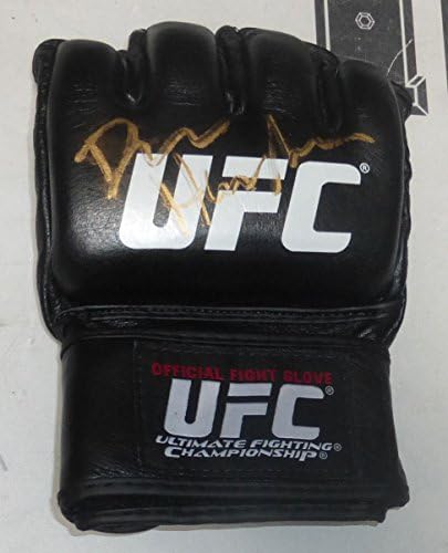 Dan Henderson potpisao zvanične UFC borbene rukavice PSA / DNK COA ponos autogram 100 UFC rukavice sa 93 autogramom