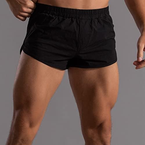 Muške bokserne kratke hlače Muške ljetne hlače od pune boje Elastični opseg labavih brzog suhih casual sportskih muških boksera