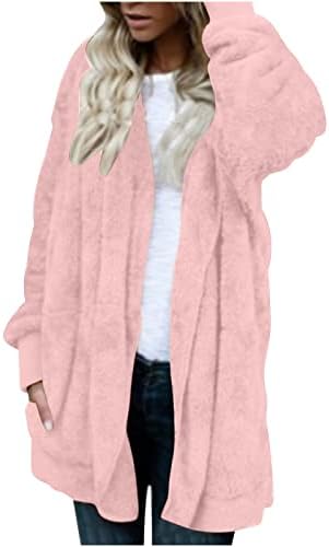 Ženska jakna od medvjeda zimska topala neizražena lažna kaput od labuta, casual zimsko toplo preveliko odjeća