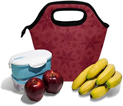 Vipsk Božić pahuljica torba za ručak tote torba vodootporan tote Cooler topla torbica za outdoor Travel piknik školski radni ured