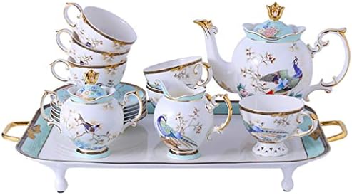 Fuikz Kineski stil popodnevni čajnik, čajnik, Nacionalni feng Shui set, Kosti Kina Kupova za kavu sa pladanjom, poklon za kuću