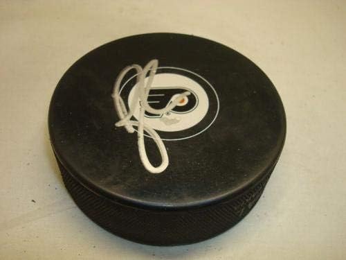 Rick Tochet potpisao Philadelphia Flyers Hockey Puck sa autogramom 1A-autogramom NHL Paks