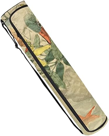 Yoga Mat torba, akvarel akvarel Art Painting Vježba Yoga Mat Carrier full-Zip Yoga Mat torba za nošenje sa podesivim remenom za žene