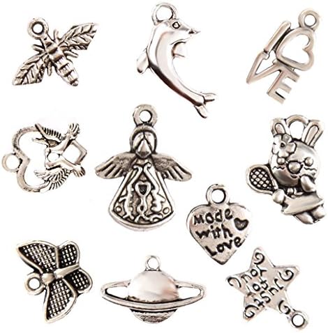 Keyzone Veleprodaja 100 komada mješoviti Privjesci Privjesci DIY za izradu i izradu nakita