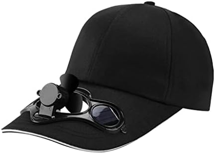 TJLSS Ljeto Podesivi pamučni solarni ventilator za hlađenje bejzbol kapa Žene muškarci na otvorenom putujući kampovanje planinarski sportski šešir
